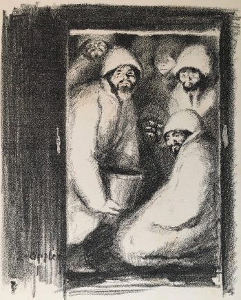 Ernst-Oppler-Sibirische-Gefangene-Orig-Lithographie-Erster-Weltkrieg-264165153612