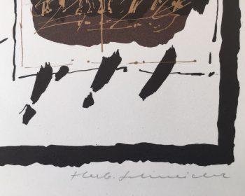 Herbert-Schneider-Signierte-numm-Original-Farblithographie-von-1965-Informel-254077317755-2