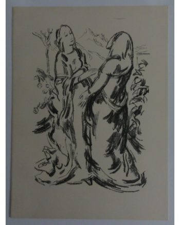 Karl-Caspar-Heimsuchung-Original-Lithographie-v-1920-Expressionismus-254077446775