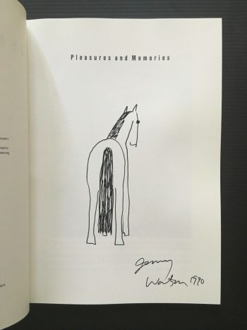 Jenny-Watson-Signierte-Original-Filzstiftzeichnung-von-1990-Pferd-sehr-schn-254106404766